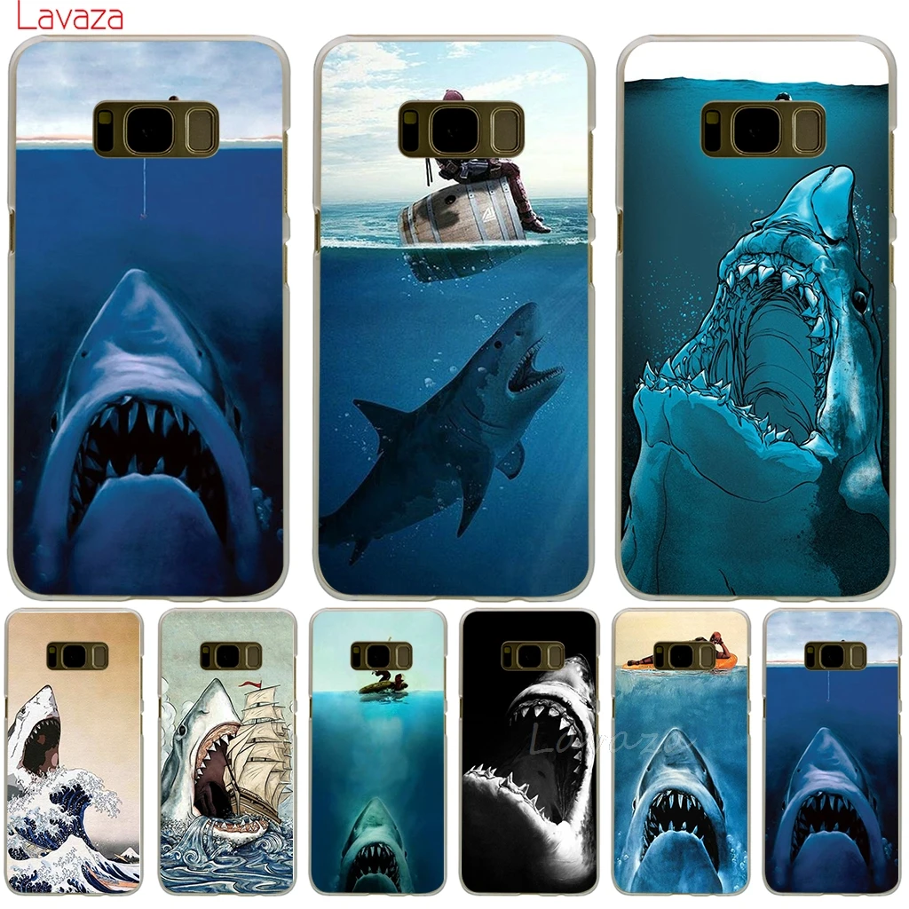 Жесткий чехол для телефона Lavaza Deadpool And sharks Samsung Galaxy S8 S9 S10 Plus S10e S6 S7