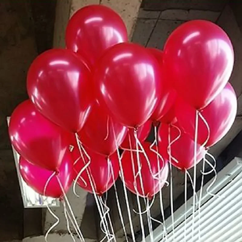 100 шт./лот 10 дюймовый красочный жемчужный латексный шар для вечерние ринки