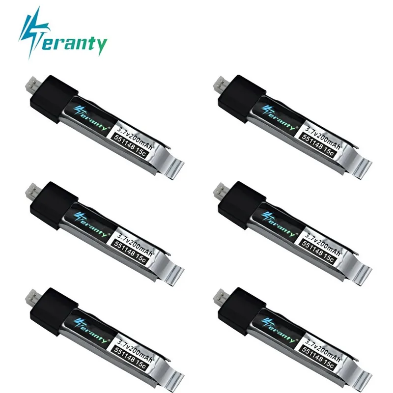 6 шт./компл. для WLToys V911 F929 F939 батарея RC вертолет запчасти 3 7 V 200mAh v lipo batterty 551148|Детали