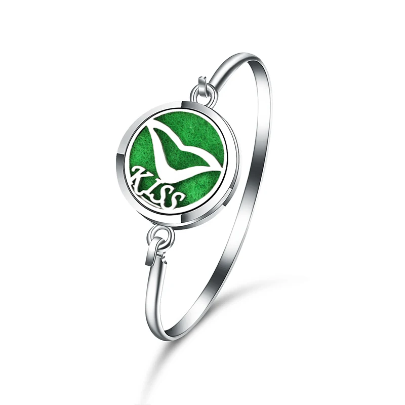 Мода поцелуй рот ароматерапия магнитный браслет из нержавеющей стали эфирное