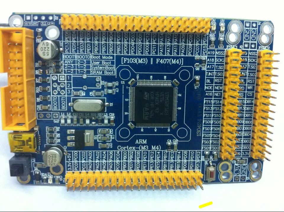 Бесплатная доставка STM32 макетная плата STM32F103VET6 минимальная системная