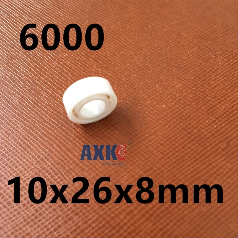 Бесплатная доставка полностью керамический шариковый подшипник ZrO2 6000 10x26x8