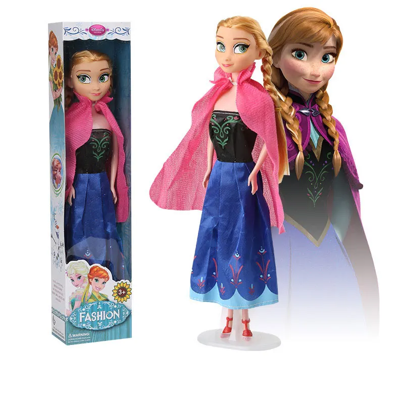 31cm Princess Anna Elsa Dolls For Girls Toys Bjd Doll Princess Anna Elsa Dolls For Girls Toys Small Plastic Baby Dolls Congelad