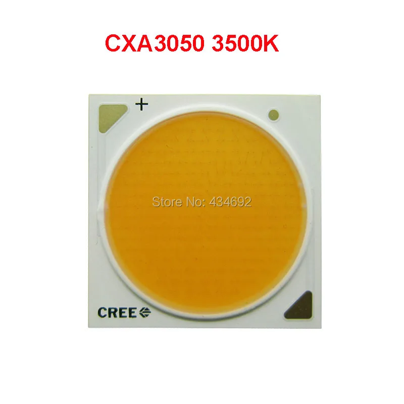Cree CXA3050 CXA 3050 COB светодиодные лампы светильники 4000 K 3500 K 3000 K CRI75 CRI80; большие размеры 36-42 V 2500MA высокое Мощность светодиодных светильников