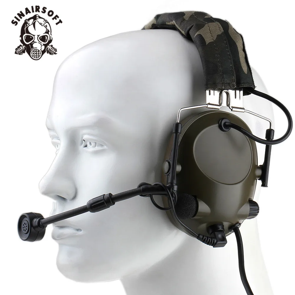 SINAIRSOFT Z TAC Z042 наушники FG звуковая ловушка гарнитура военная версия тактическая