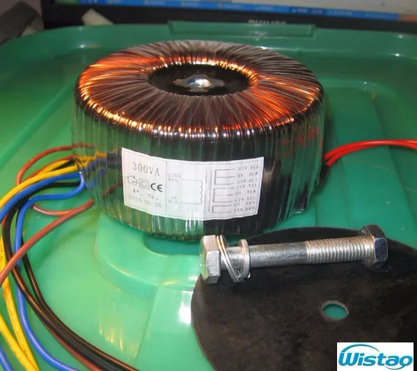 IWISTAO 300 Вт тороидальный трансформатор HIFI усилитель мощности выделенный Чистый медный провод двойной 33 в и двойной 17 в 0-14 в аудио для вашего DIY