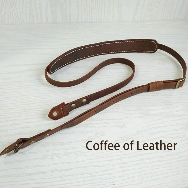 Manual Camera Neck Strap Adjustable Head Layer Cowhide Vintage DSLR Durable Leather Accessories | Электроника