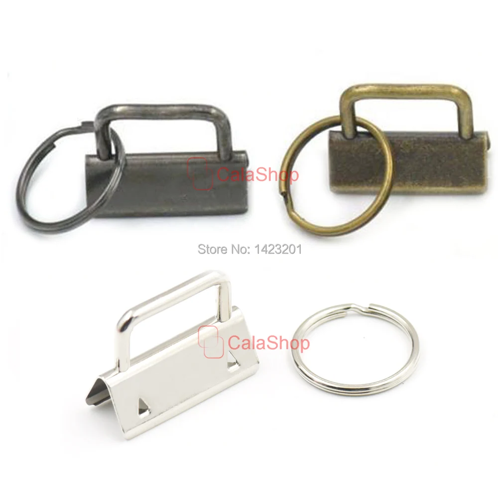 Металлический брелок для ключей металлический с кольцами 100 шт./лот 32 мм 1 25 дюйма |