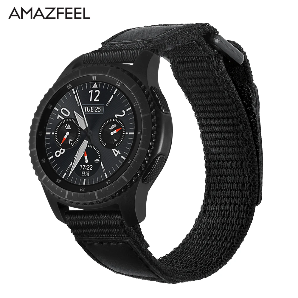 Ремешок нейлоновый для часов Amazfit SAMSUNG тканый браслет с нейлоновой петлей gear S3 PACE