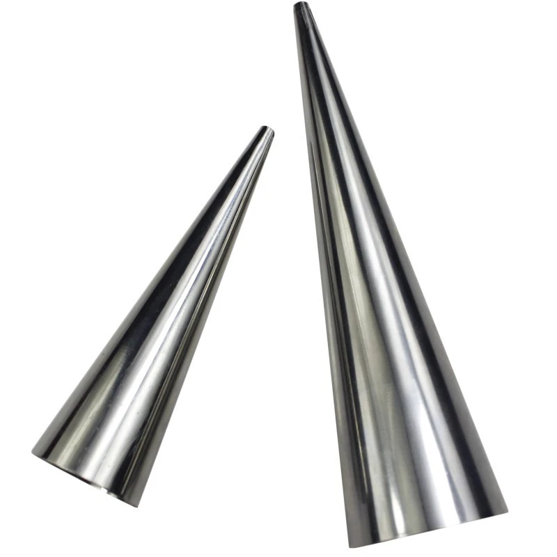 5 шт./лот сделай сам конусы для выпечки трубки из нержавеющей стали круассанов на