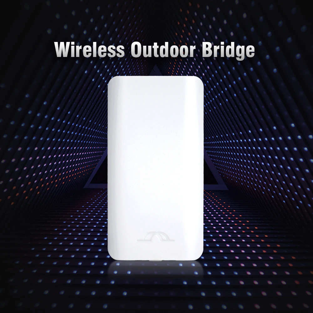 

300Mbps 5.8G 12dBi Wireless Outdoor CPE Bridge Outdoor Router Network Bridge 2KM Directional Antenna Wireless Access(A+B)