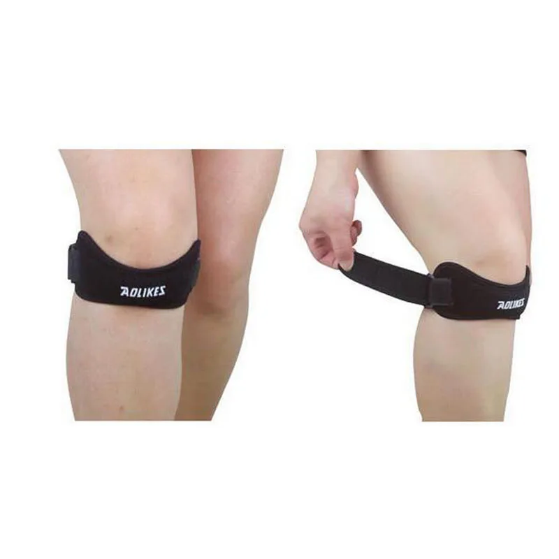 2 шт. Регулируемый джемпер по Колено Надколенник Поддержка для сухожилий ремешок