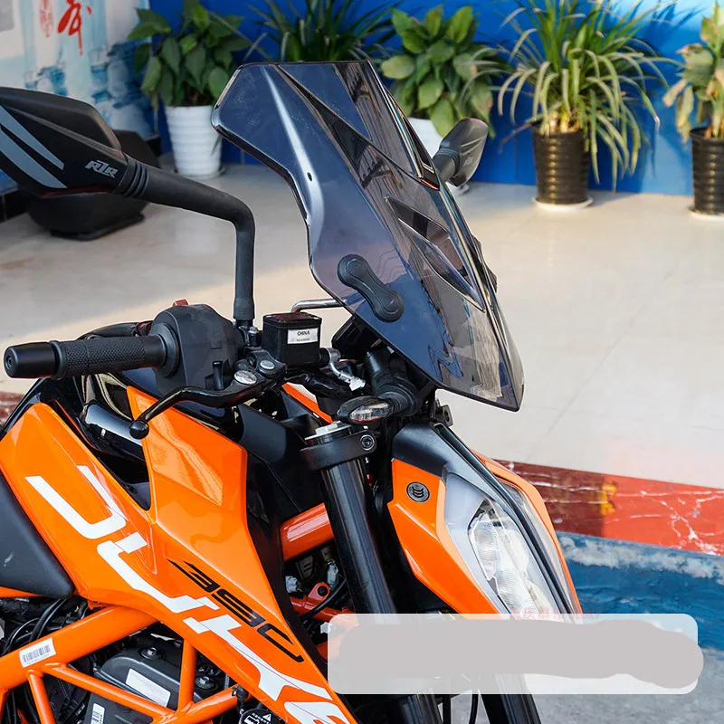 Мотоцикл для KTM Duke 390 2017 2018 Duke390 ветряной экран лобовое стекло с кронштейном |