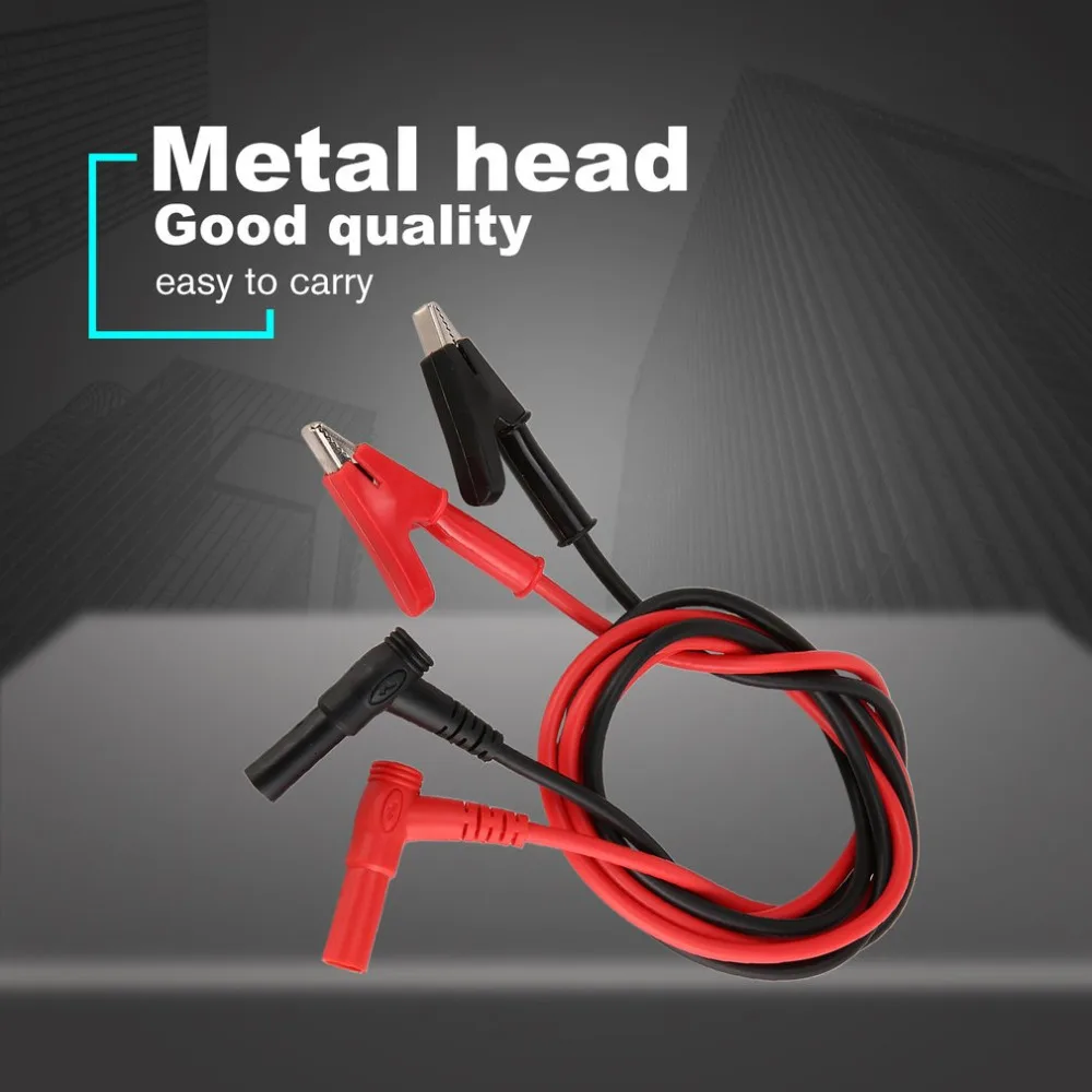 2 шт. банановые вилки для зажимы крокодилы DC блок питания Тестовые провода