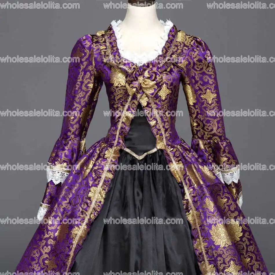 Женское платье в готическом стиле с бантом и кружевом | Тематическая одежда