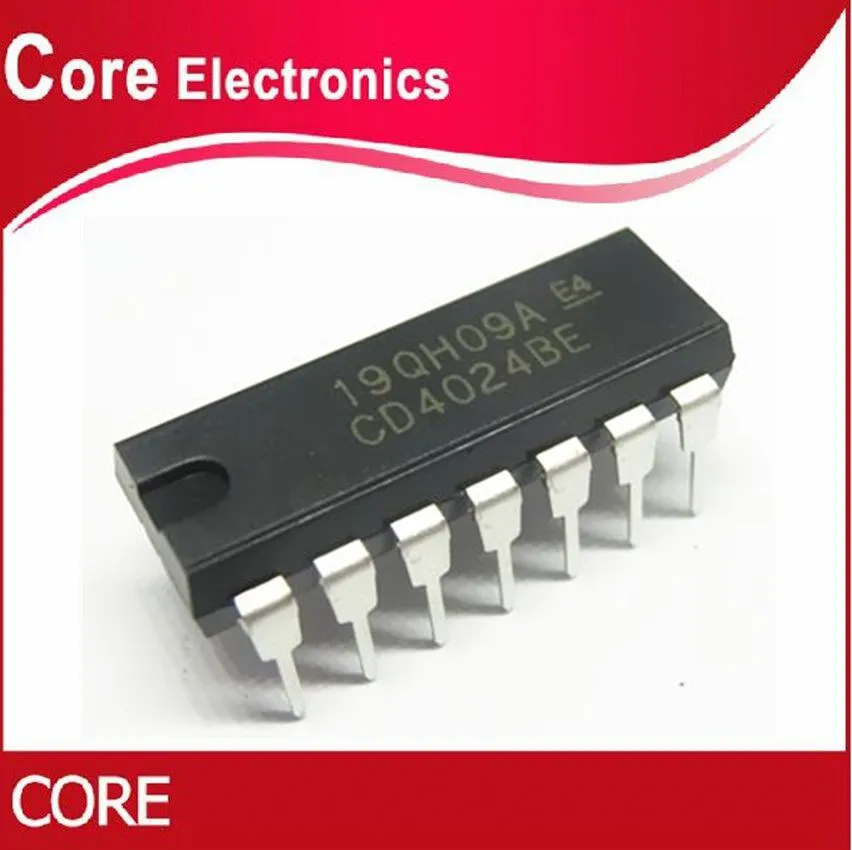 100 шт CD4024BE DIP14 CD4024 DIP новый|Интегральные схемы| |