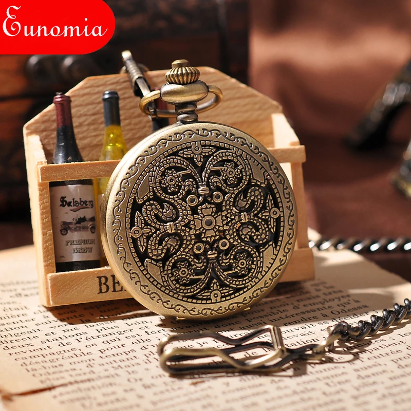 Часы наручные мужские механические винтажные Модные Винтажные круглые