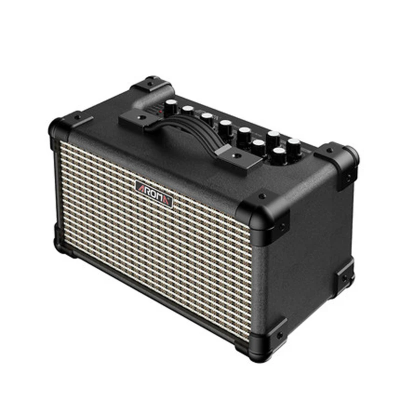 Усилитель для электрогитары AROMA TM-15 15 Вт портативный усилитель с интерфейсом