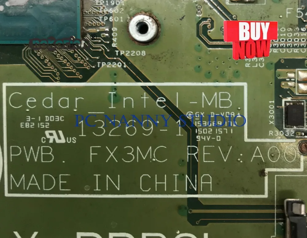 PCNANNY CW5N0 0CW5N0 FX3MC для Dell Inspiron 3543 материнская плата I3-5005U DDR3L протестирована |