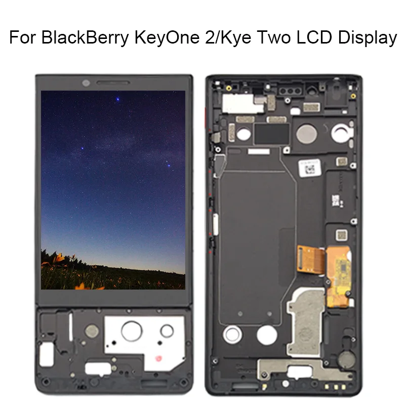 Для BlackBerry Key2 ЖК-дисплей кодирующий преобразователь сенсорного экрана в сборе