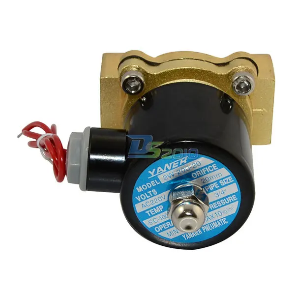 Электромагнитный клапан NPT 3/4 &quotDC24V прямой воздух WOG нормально закрытый