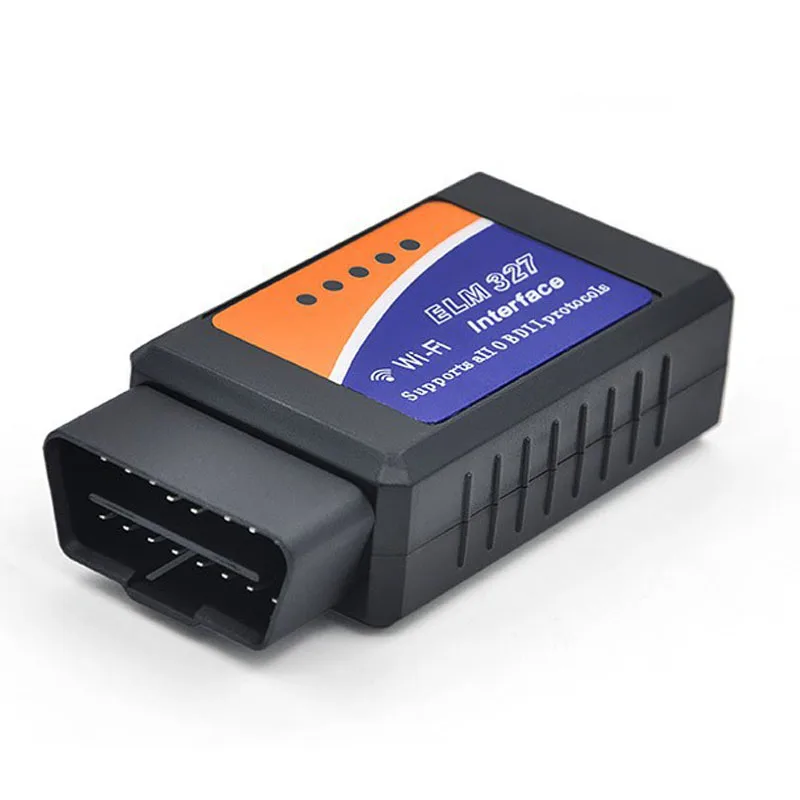 ELM327 wifi OBD2 сканер OBD II диагностический инструмент V1.5 wifi ELM327 беспроводной считыватель кода OBD поддерживает и Android, и IOS