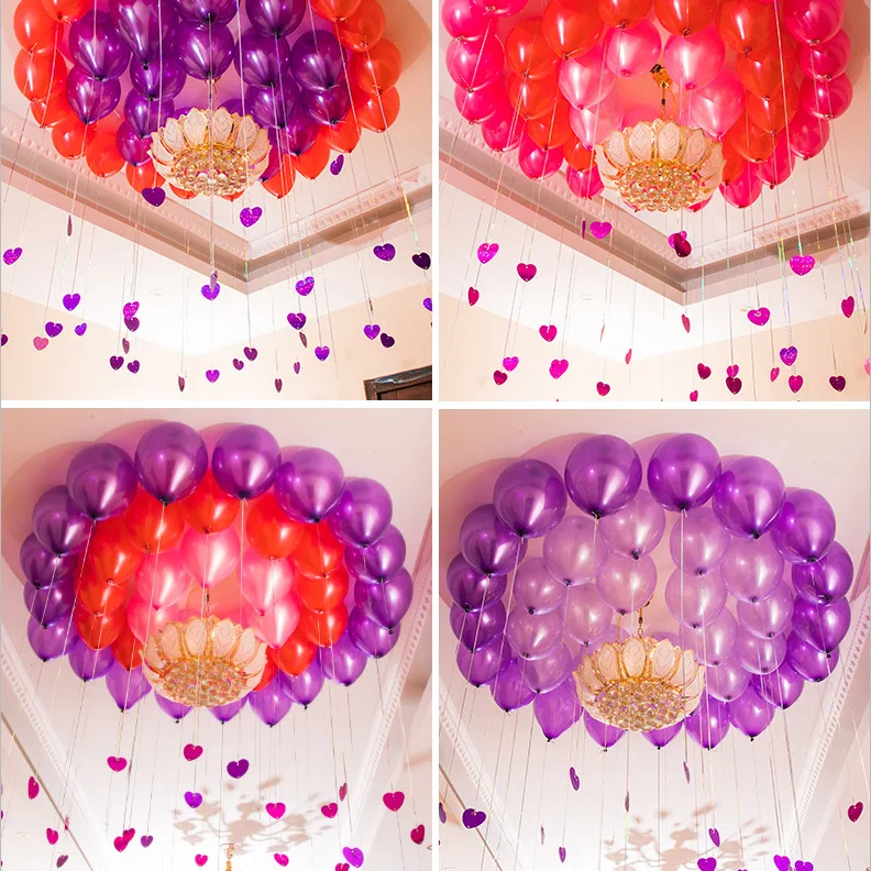 Wedding Ballon Pendant Hanging Decorations Party Foil Curtains Metallic Fringe Shimmer | Дом и сад