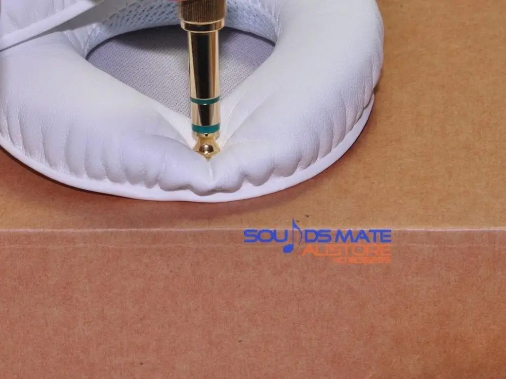 Мягкие толстые белые подушечки из натуральной кожи поролоновые амбушюры для JBL