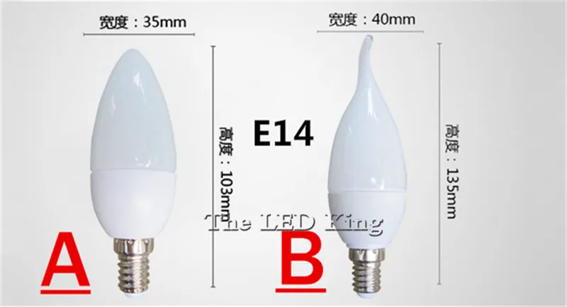 Светодиодная лампа E27 E14 с регулируемой яркостью и не светильник SMD5730 3 Вт 5 7 12 15 20 25