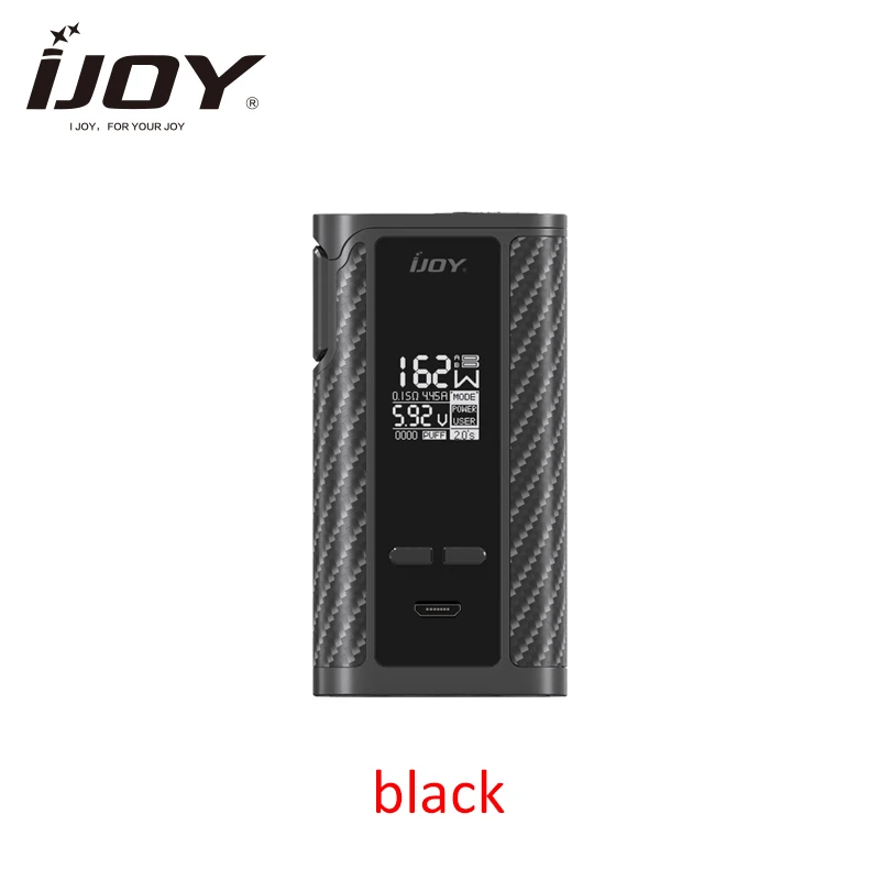 Оригинальный IJOY капитан 1865 коробка мод 162 Вт выход 0 96 дюймов OLED и огромный дисплей