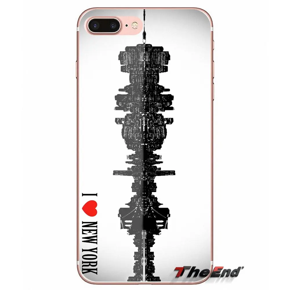 Мягкий чехол I Heart NY City New York для Xiaomi Redmi 4 3 3S Pro Mi3 Mi4 Mi4i Mi4C Mi5 Mi5S Mi Max Note 2 | Мобильные