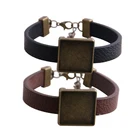 Основание для браслета, два цвета, браслет из кабошона, диаметр 20 мм, D6444, 5 шт.