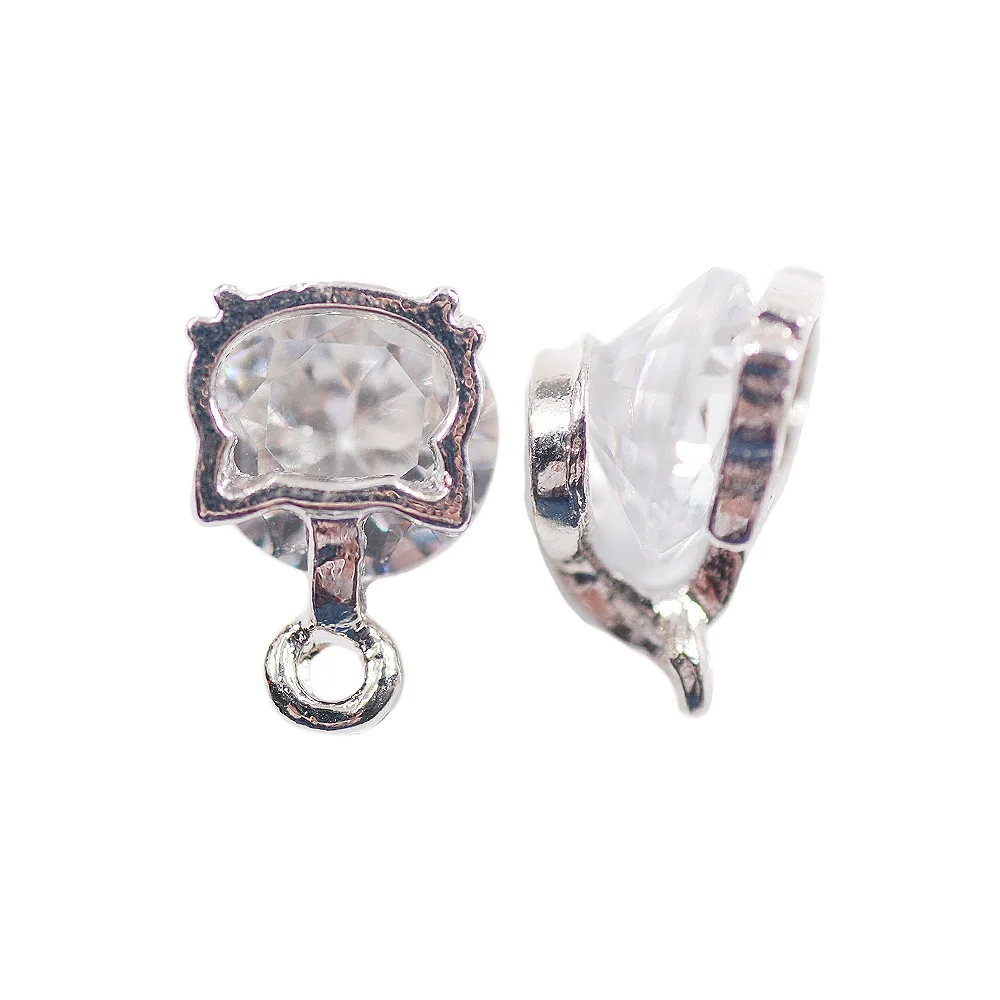 5x7mm - 20pcs 20 шт. AAA бутик Сияющий кубический цирконий камень романтические ювелирные изделия шпильки изготовление сережек аксессуары DIY для женщин - Цвет: 5x7mm - 20pcs
