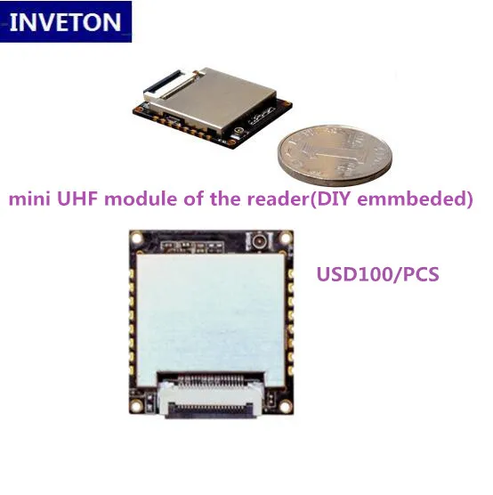 Mini reader module 1 шт. мини RS232/wiegand/ethernet UHF RFID считыватель модуль 1-2 м+ макетная плата+ 2dbi керамическая антенна Бесплатный uhf rfid тег образец - Цвет: Mini reader module