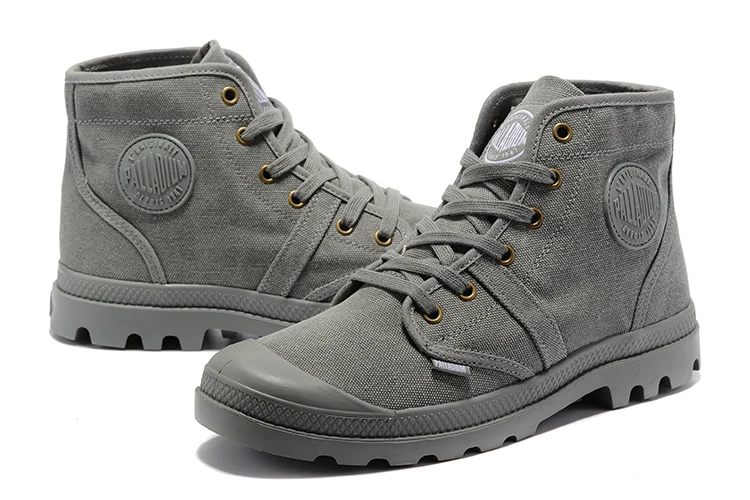 PALLADIUM Pampa/52352 удобные мужские кроссовки с высоким берцем парусиновые повседневные