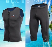 new style neoprene wetsuit vest trunks women 2mm surfing bathing suit two piece swimming snorkeling diving long sleeve wetsuits