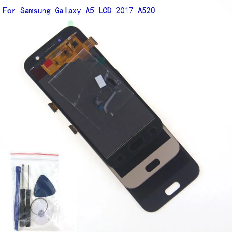 Применимо для samsung Galaxy A5 ЖК дисплей 2017 A520f TFT сенсорный экран запчастей 5 0 &quotA520