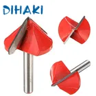 Гравировка V резак 60-120 градусов нож для деревообработки Вольфрам твердосплавного режущего инструмента фрезы машина 6x32 мм