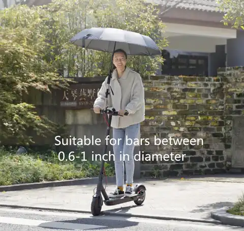 Регулируемый зонт-держатель из нержавеющей стали для электрического скутера