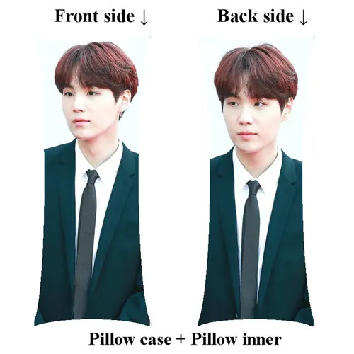 pillow Новая SUGA обнимающая длинная подушка включает внутреннюю Bangtan мальчиков мин Юн Ки тела подушку настроить - Цвет: pillow
