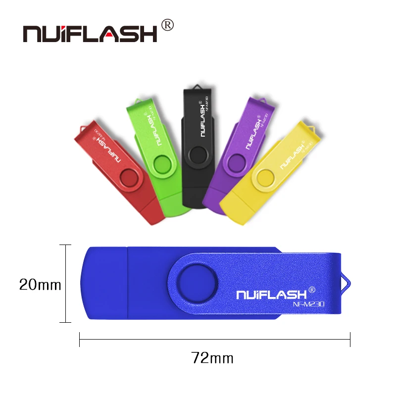 USB-флеш-накопитель Nuiflash для телефона Android объемом 64 ГБ 8 флеш-накопитель 128 32 type c 2.0