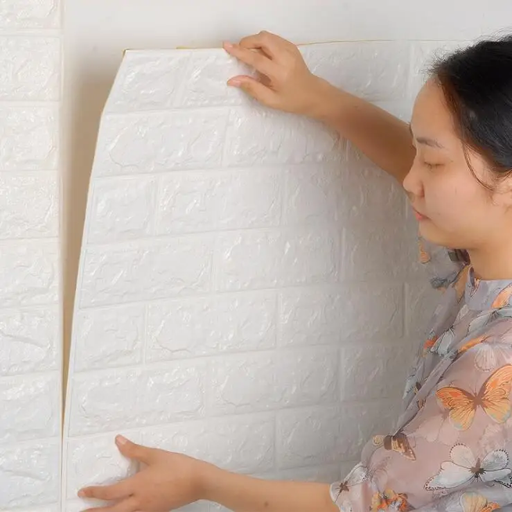 3D кирпичная стена стикер гостиной 70*38 5 см Сделай Сам ПЭ Пена Обои панели Комнаты