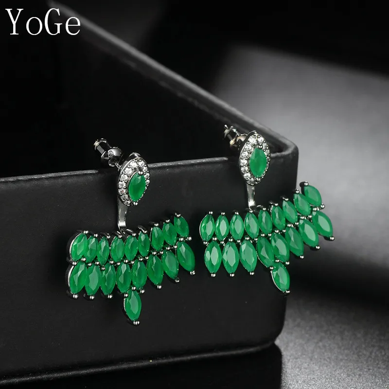 Серьги-гвоздики YoGe E7199L женские ювелирные украшения для свадьбы Вечерние с
