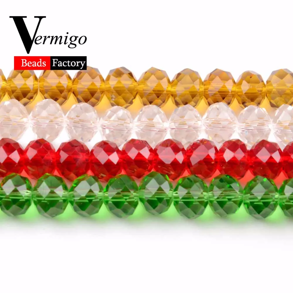 Бусины граненые с белыми австрийскими хрустальными шариками 4 12 мм|Бусины| |