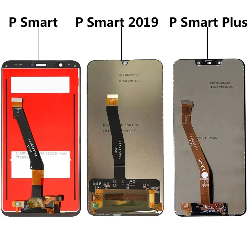 Для huawei P Smart/P Smart Plus/P Smart ЖК-дисплей кодирующий преобразователь сенсорного экрана в сборе запчасти с рамкой