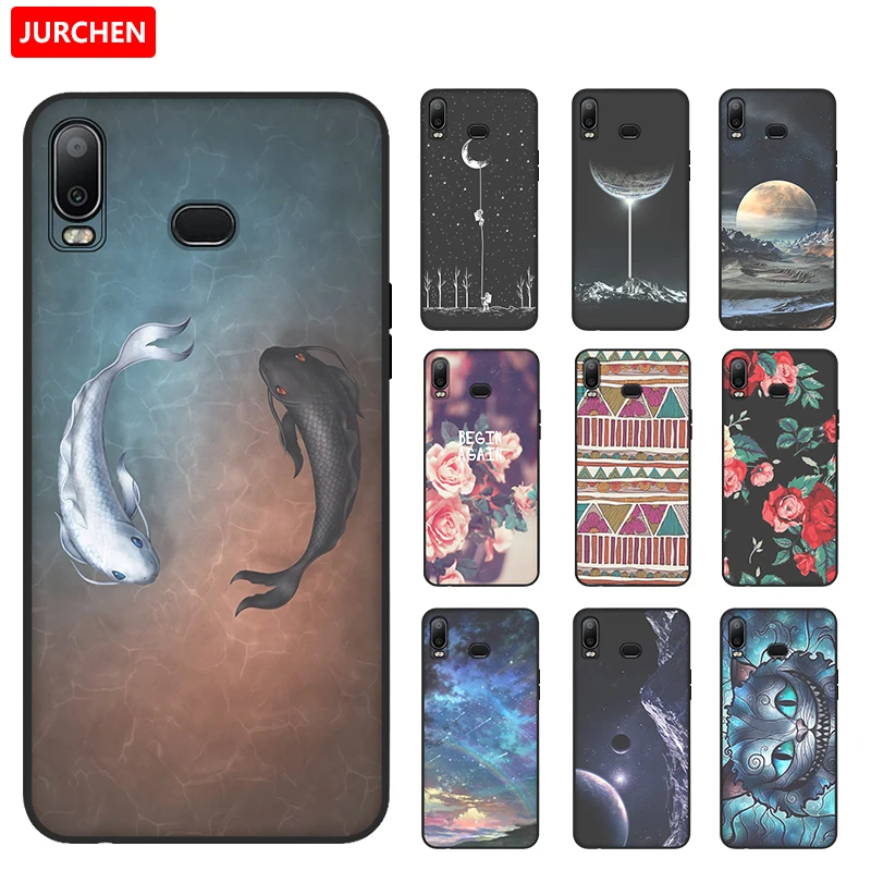 Чехол JURCHEN для телефона Samsung Galaxy A6s чехол 5 99 дюйма мультяшный Мягкий силиконовый