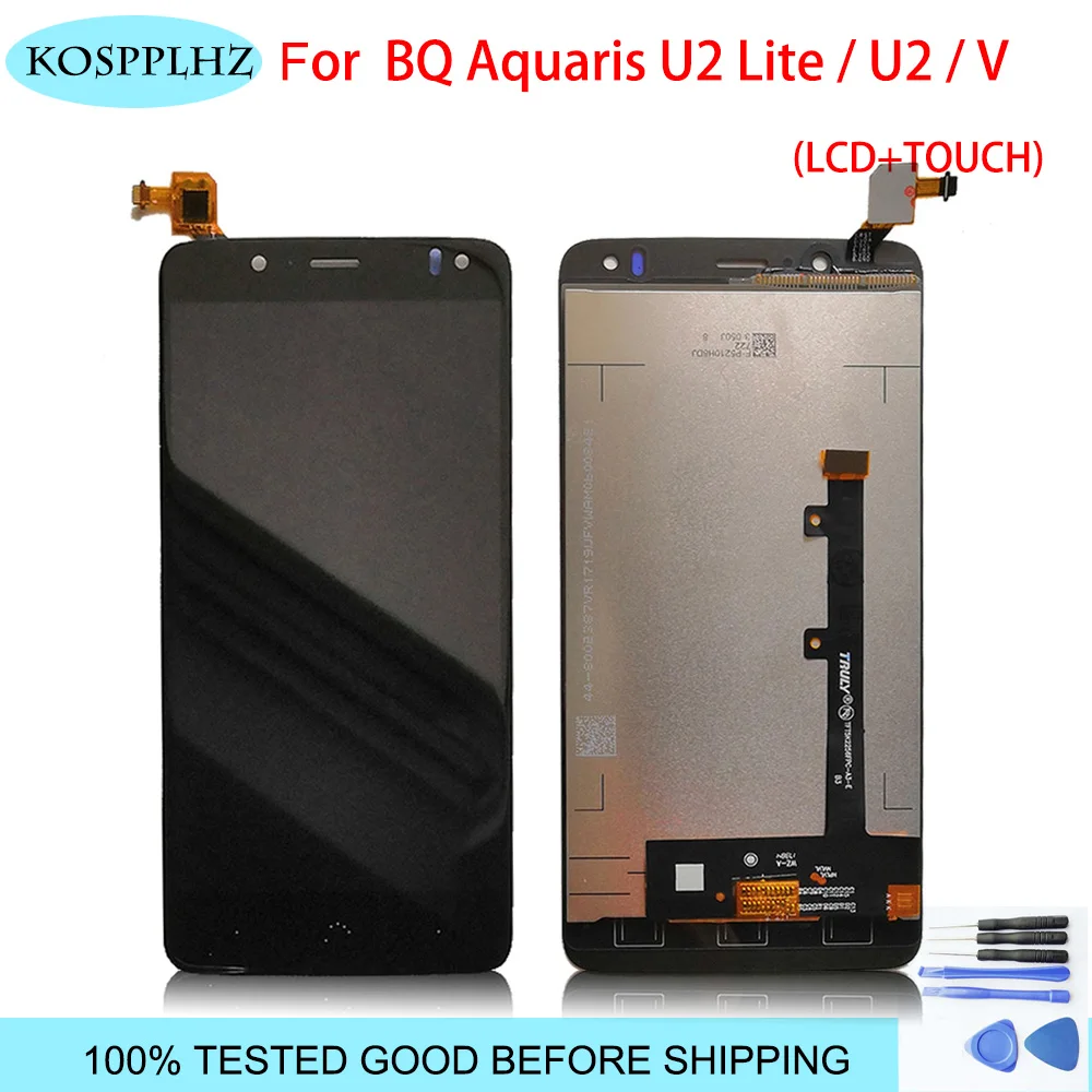 Для BQ Aquaris V дисплей с сенсорным экраном дигитайзер для BQ U2 lcd для BQ U2 Lite экран аксессуары 5,2 ''Бесплатные инструменты