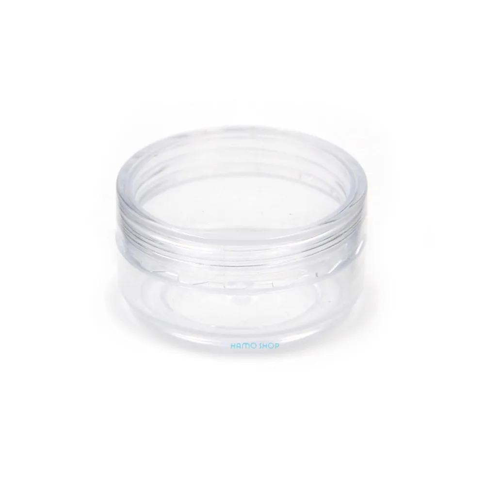 5 шт. прозрачные пластиковые банки для хранения 3g блестящего макияжа|potting blocks|pot