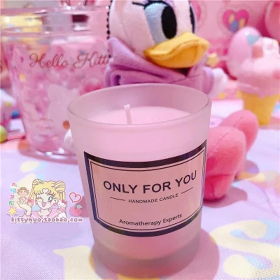 Baby Girl Candles Wedding Decoration Scented Pink Jar Wax Candle Light Tealight Aroma Fete Candele Cera Party 50KO309 | Дом и сад