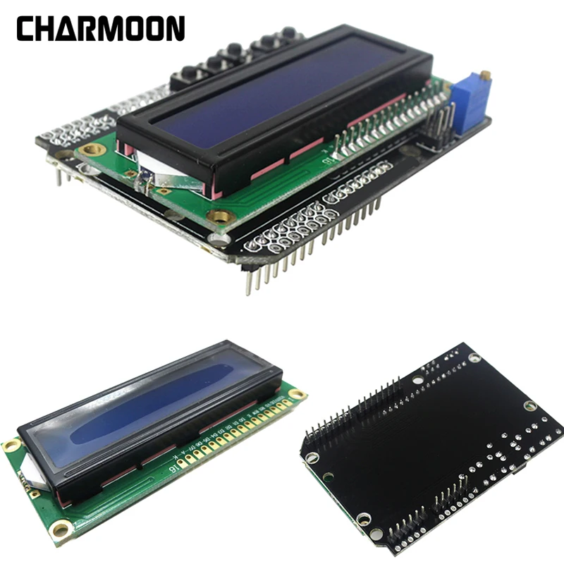 ЖК 1602 Плата расширения синий экран модуль Дисплей lcd щит консоли для Arduino |
